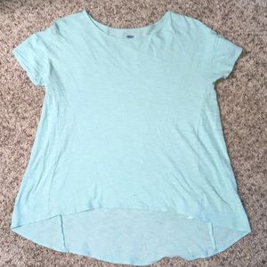Light Blue High Low Tee